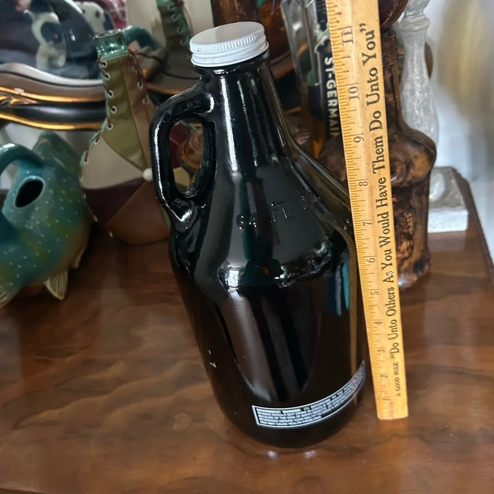 Vintage Brown Growler Bottle from The Borough Pub